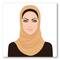 Designart - Portrait of Muslim Woman In Traditional Hijab - Modern Canvas Wall Art Print